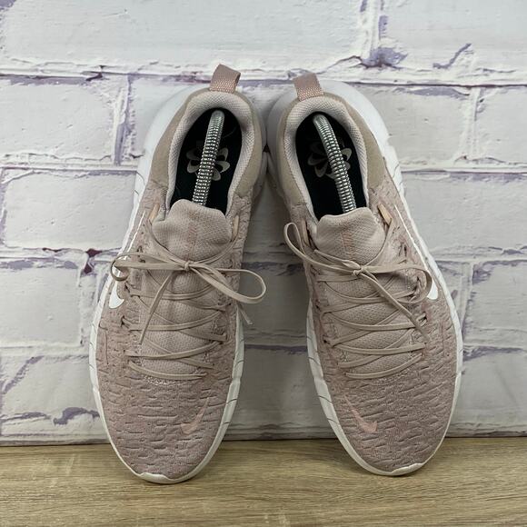 Nike Free Run 5.0 Next Nature Women's 9.5 Platinum Violet Pink Running Shoes - Picture 5 of 8